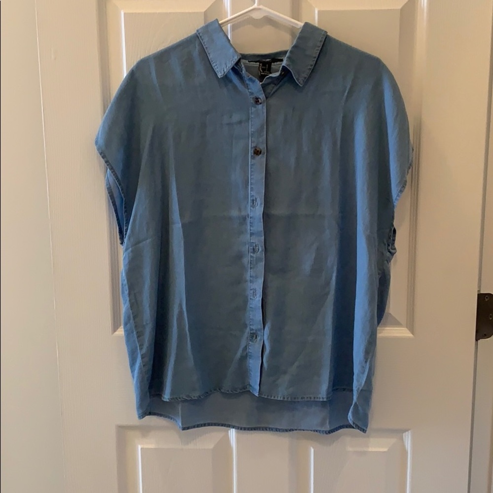 Denim blouse